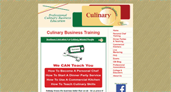 Desktop Screenshot of culinarybusinessinstitute.com