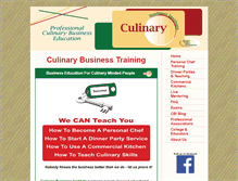 Tablet Screenshot of culinarybusinessinstitute.com